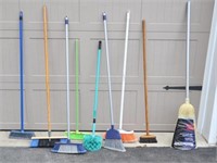 All Types of Brooms, Soft and Hard Bristles
