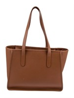 Longchamp Brown Leather Solid Tote