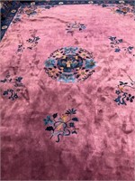 Antique Hand Knotted Chinise Rug 12x15 ft