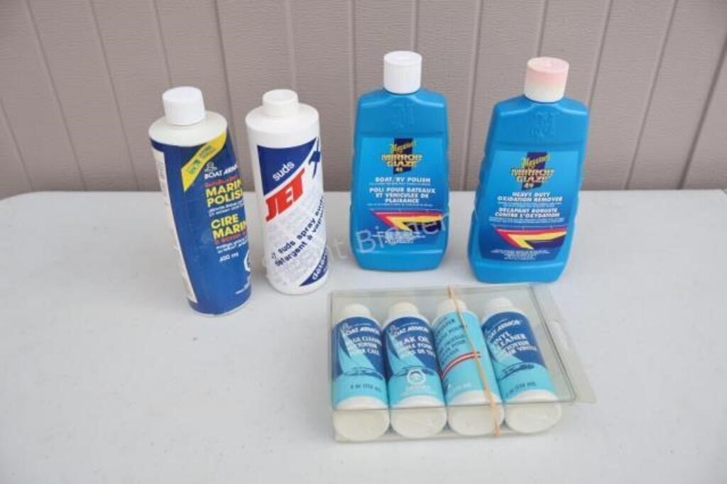 Boat Cleaners & Polish- Various Types