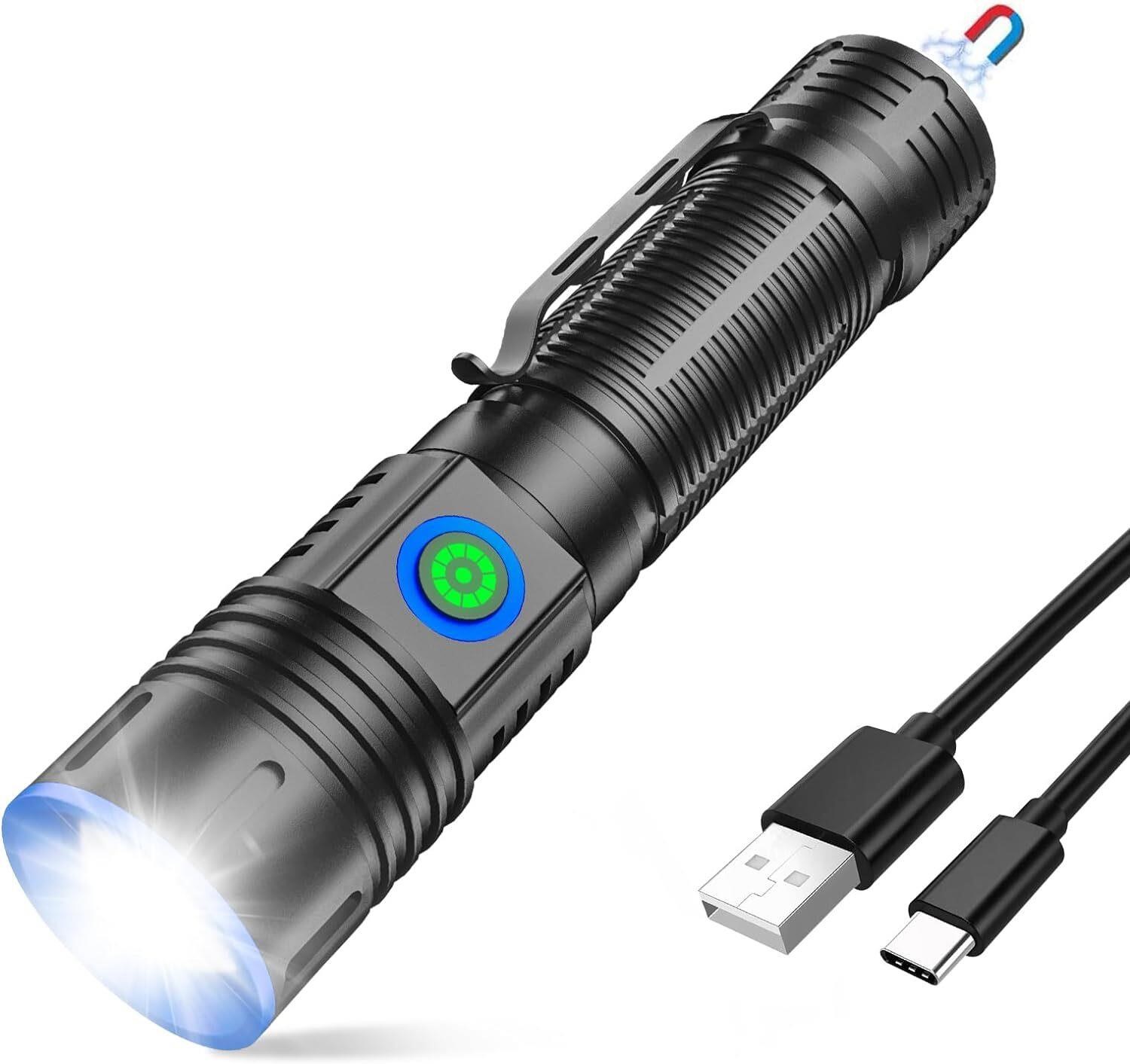 LED Rechargeable Flashlight 1500M Beam G1000MT