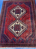 Hand Knotted Persian Joshaghan 6.4x4.10 ft