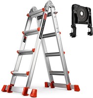 Soctone 4-Step Ladder  17ft  330lbs Capacity