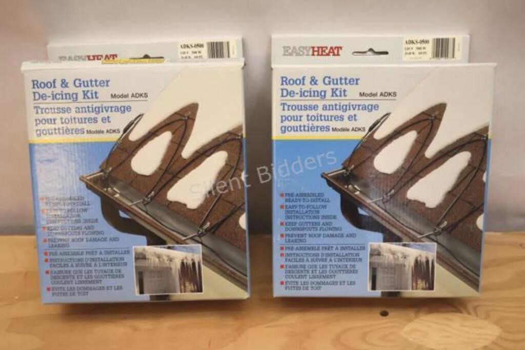 2 - Easy Heat Roof and Gutter De-icing Kits