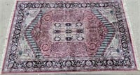 Hand Knotted Agra Tabriz Rug 6x4 ft