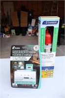 Carbon Monoxide Alarm and Fire Extinguisher