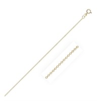 14k Gold Cable Link Chain 0.5mm