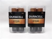 (2) New Packs of 8 Duracell D Batteries