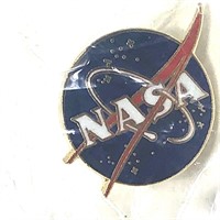 Vintage NASA Logo Lapel Pin UNUSED