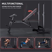 Adjustable Weight Bench, Olympic Workout Bench