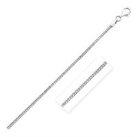 Sterling Silver High Polished Foxtail 1.6mm
