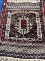 Hand Knotted Persian Balouch Rug 5x6.8 ft