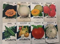 (8) VINTAGE SEED PACKETS-ASSORTED