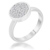 Classic .20ct Pave White Sapphire Circle Ring