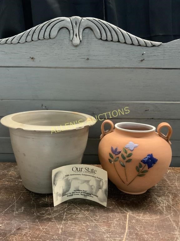 OUR STATE COMMEMORATIVE POTTERY AND PLANTER