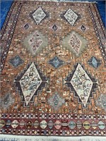 Hand Knotted Persian Soumak Rug 9x4.8 ft