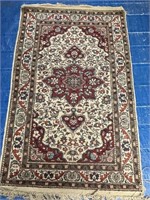 Hand Knotted Turkish Rug 5x3.2 ft