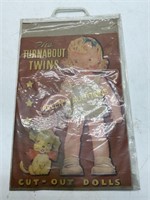 THE TURNABOUT TWINS CUT-OUT DOLLS