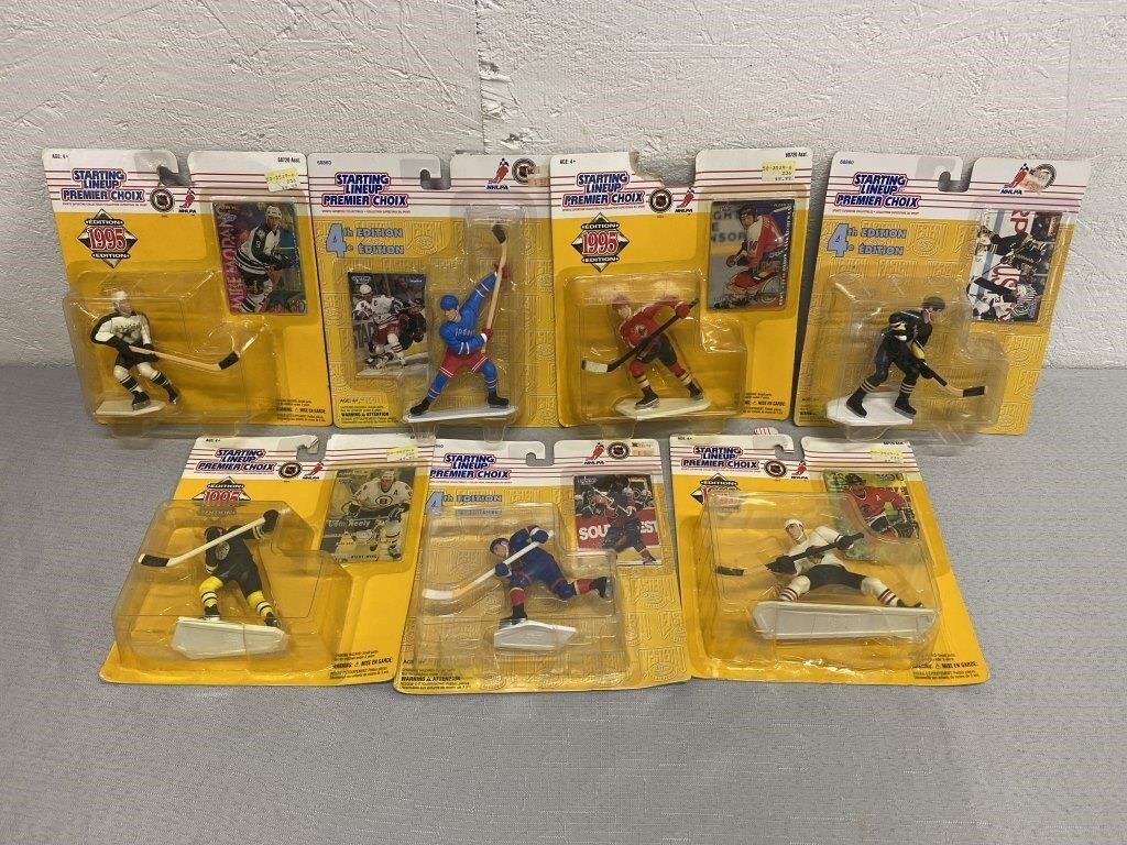 7 Kenner NHL Superstars Figures