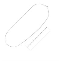 Sterling Silver Polished Paperclip Chain 1.8mm