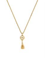Gold-pl. Christian Dior Vintage Tassel Necklace