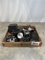 Assortment of vintage cameras