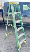 Werner Green 6' fiberglass step ladder