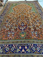 Hand Knotted Indo Tabriz 9x12 ft