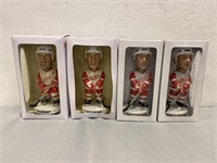 4 Hockeytown Bobble Heads