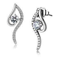 Round .25ct White Sapphire Luxe Earrings