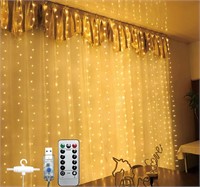 ($38) Fuurin 300LED Copper Wire Curtain Light