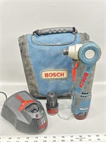 Bosch PS10 lithium ion 12V angle drill w/2