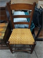 Antique Wicker Bottom Chair