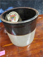 1 Gallon Crock with Antique and Modern Hardware