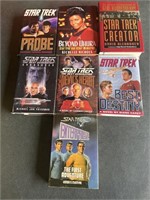 Star Trek Hard Back Books (lot Of 7)