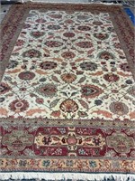 Hand Knotted Heriz Rug 9x12 ft 800