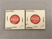 Germany Trink Coca-Cola Schuzmarke Pinback Button