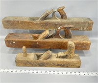 (3) antique wood planes