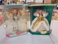 1992 and 1994 Barbie Happy Holidays