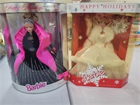 1998 and 1989 Barbie Happy Holiday