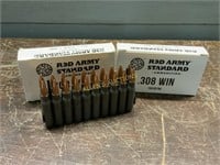 40 ROUNDS OF 308 WIN AMMO
