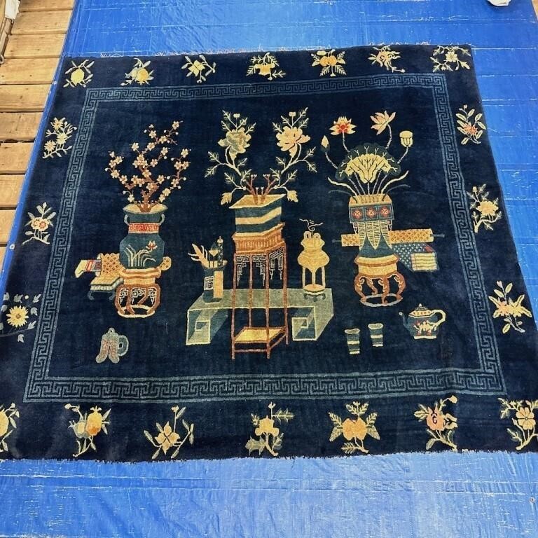 Antique Hand Knotted Chinise 5.7x8 ft #4864