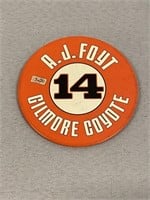 4" A.J. Foyt #14 Gilmore Coyote Pin