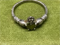 STERLING RING WITH STONE