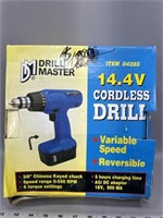 New 14.4 V cordless drill w/ 1 battery & Charger