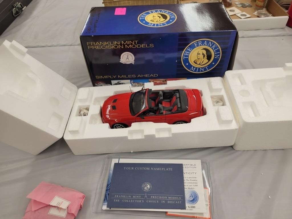 1/24 Franklin Mint 2007 Shelby GT500 Convertible