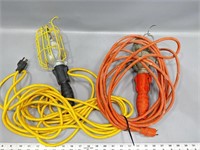 (2) 25' work light extension cords
