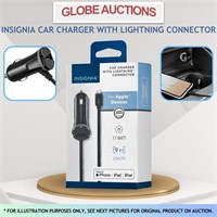 INSIGNIA CAR CHARGER WITH LIGHTNING CONNECTOR
