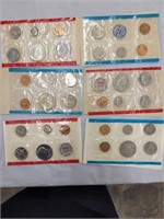 1970, 1971 and 1972 US Mint Sets