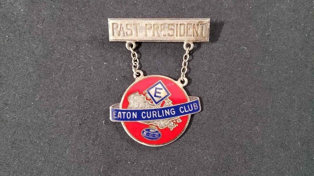 Eatons Curling Club Medal